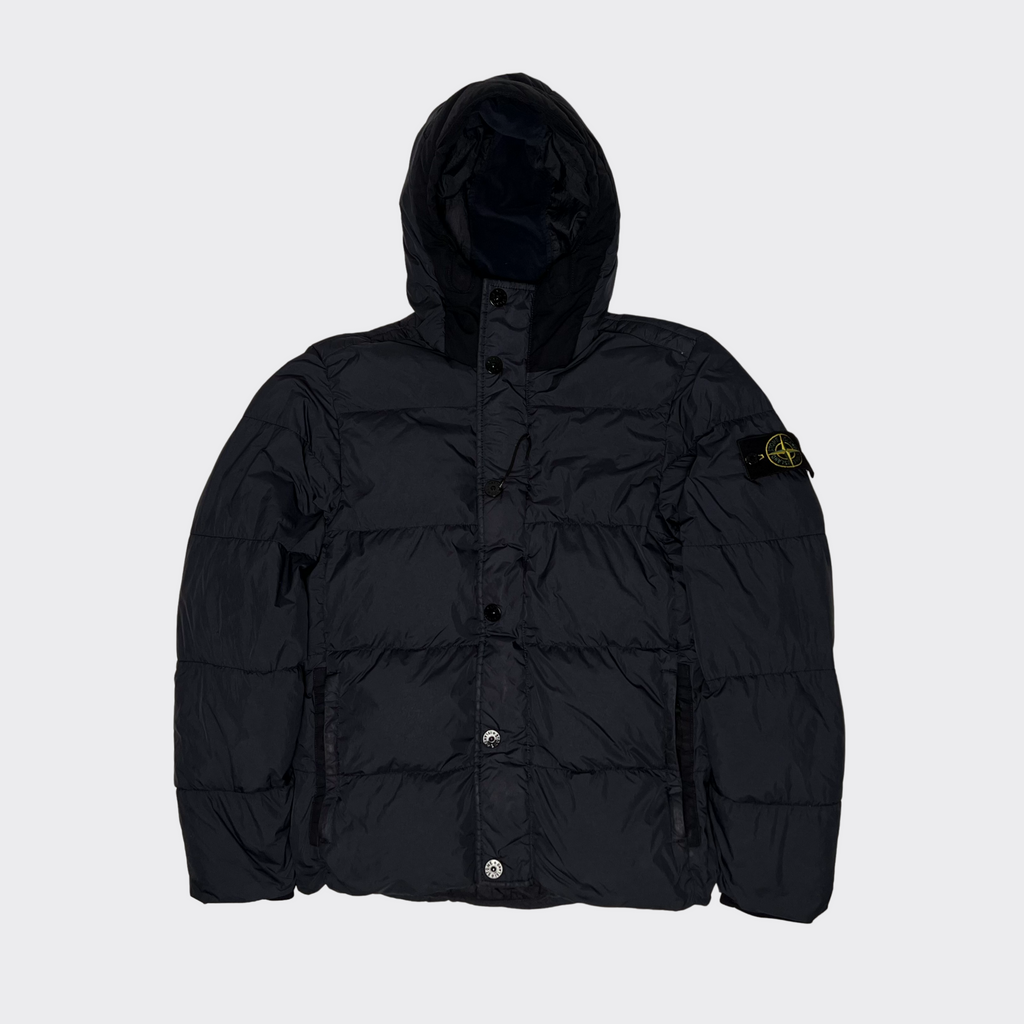 Stone Island Navy Down Jacket S