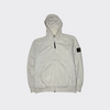 Stone Island White Hoodie L