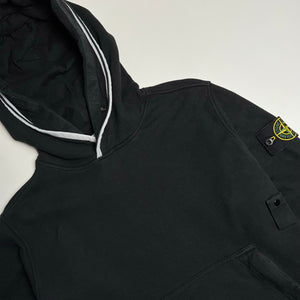 Stone Island Black Hoodie L