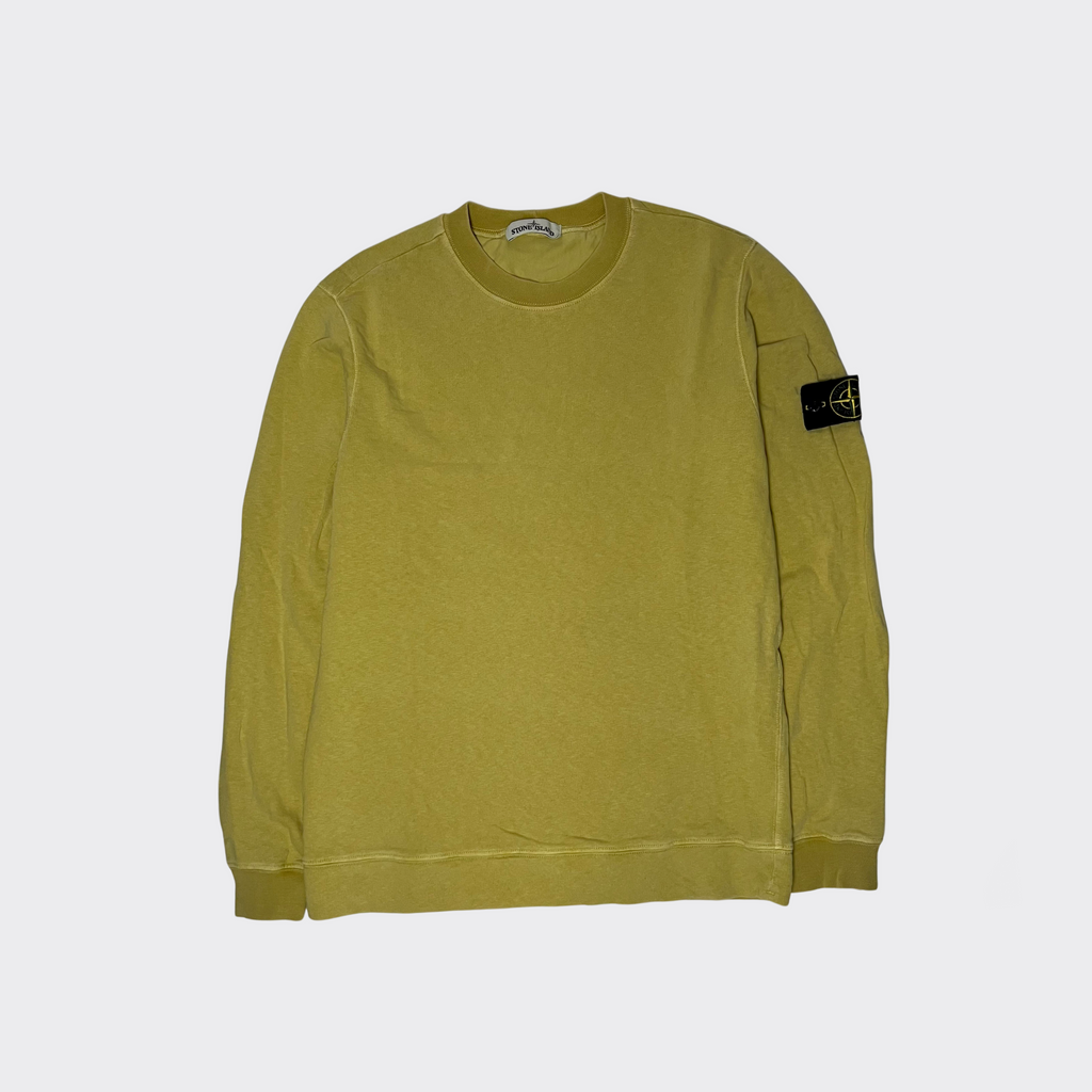 Stone Island Yellow Crew L