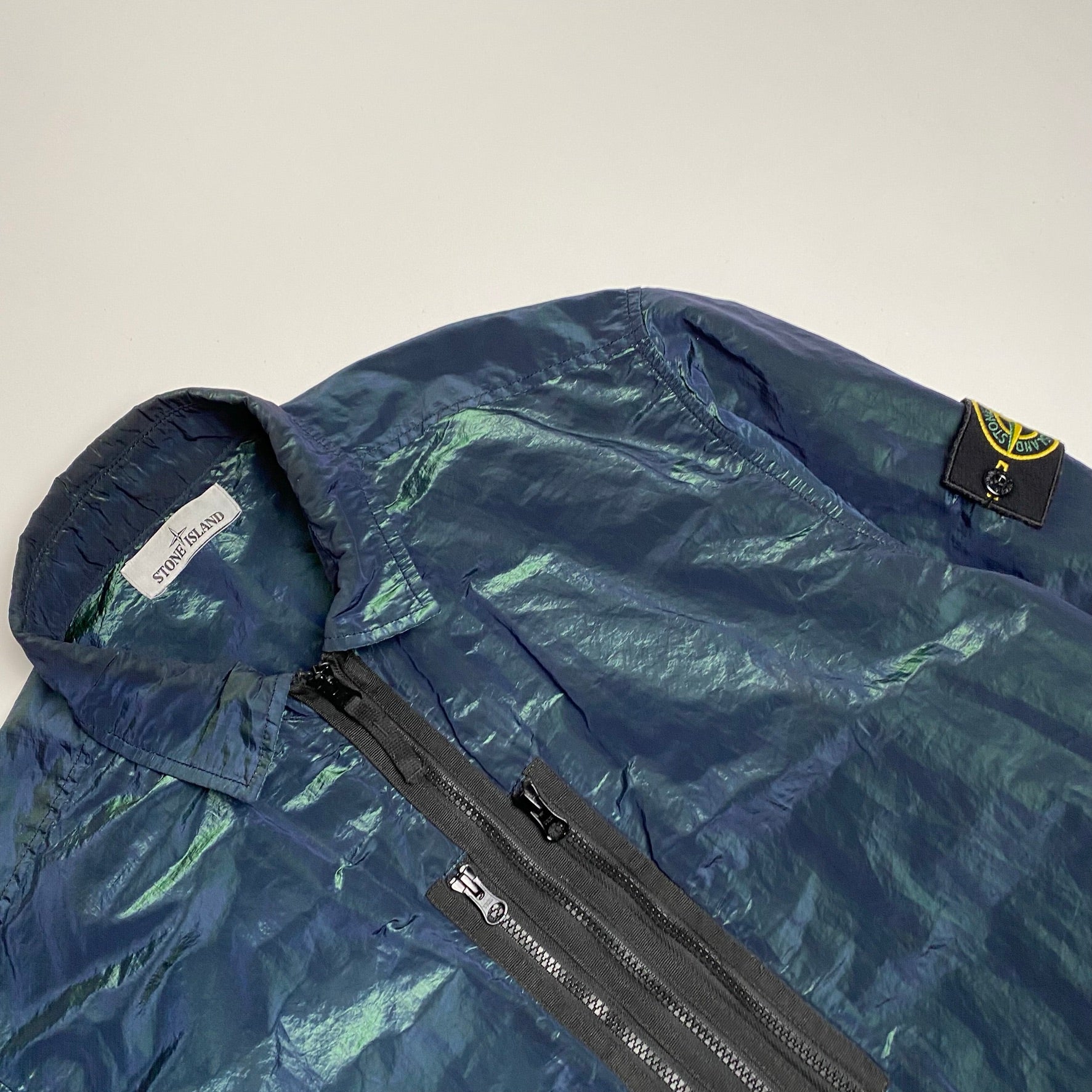 Stone island outlet weft overshirt