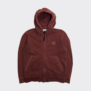 Stone Island Zip Up Hoodie L