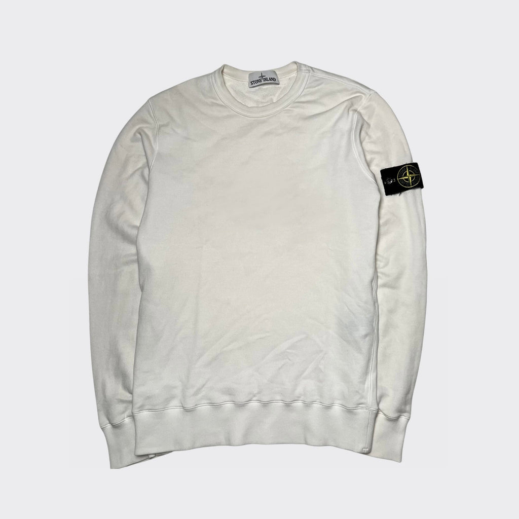 Stone Island White Crew M