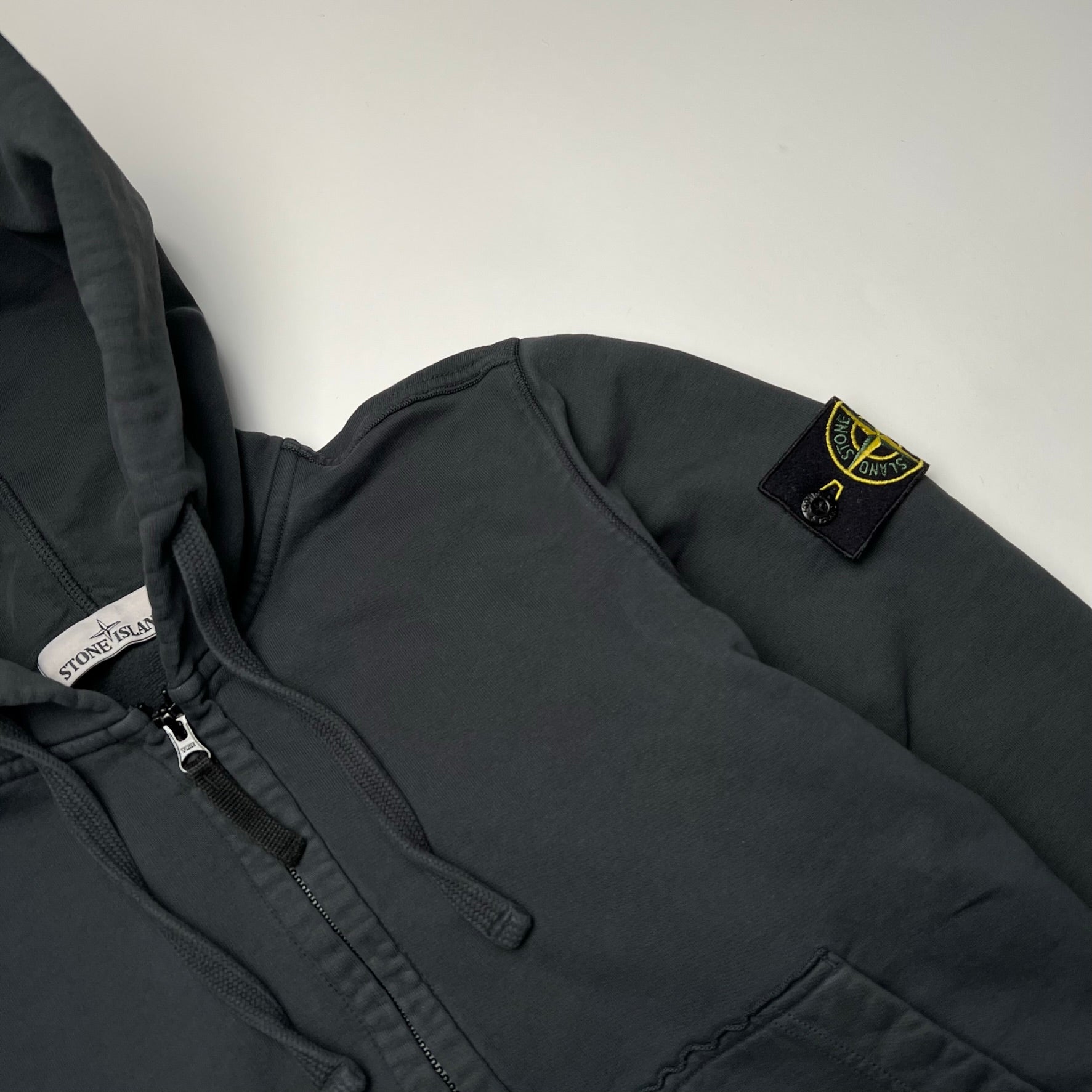 Stone Island Zip Up Hoodie S