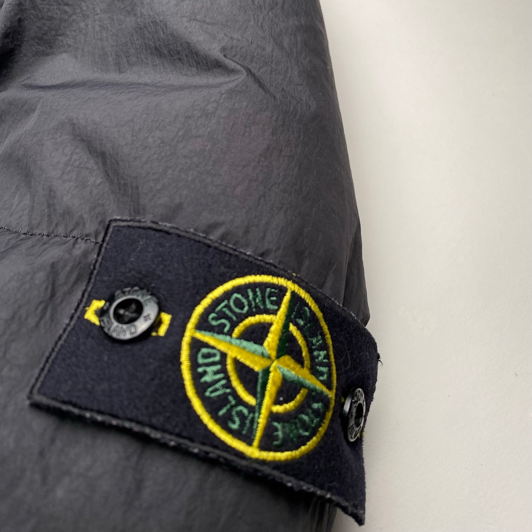 Stone Island Black Down Jacket L