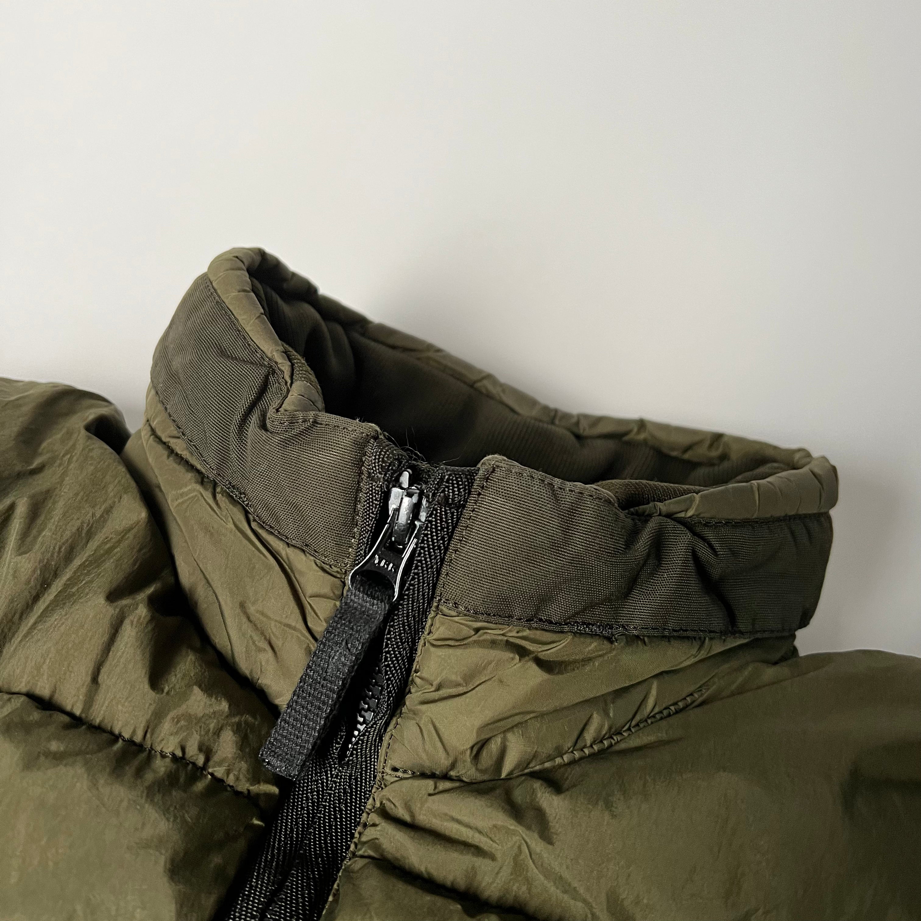 Stone Island Olive Down Jacket S