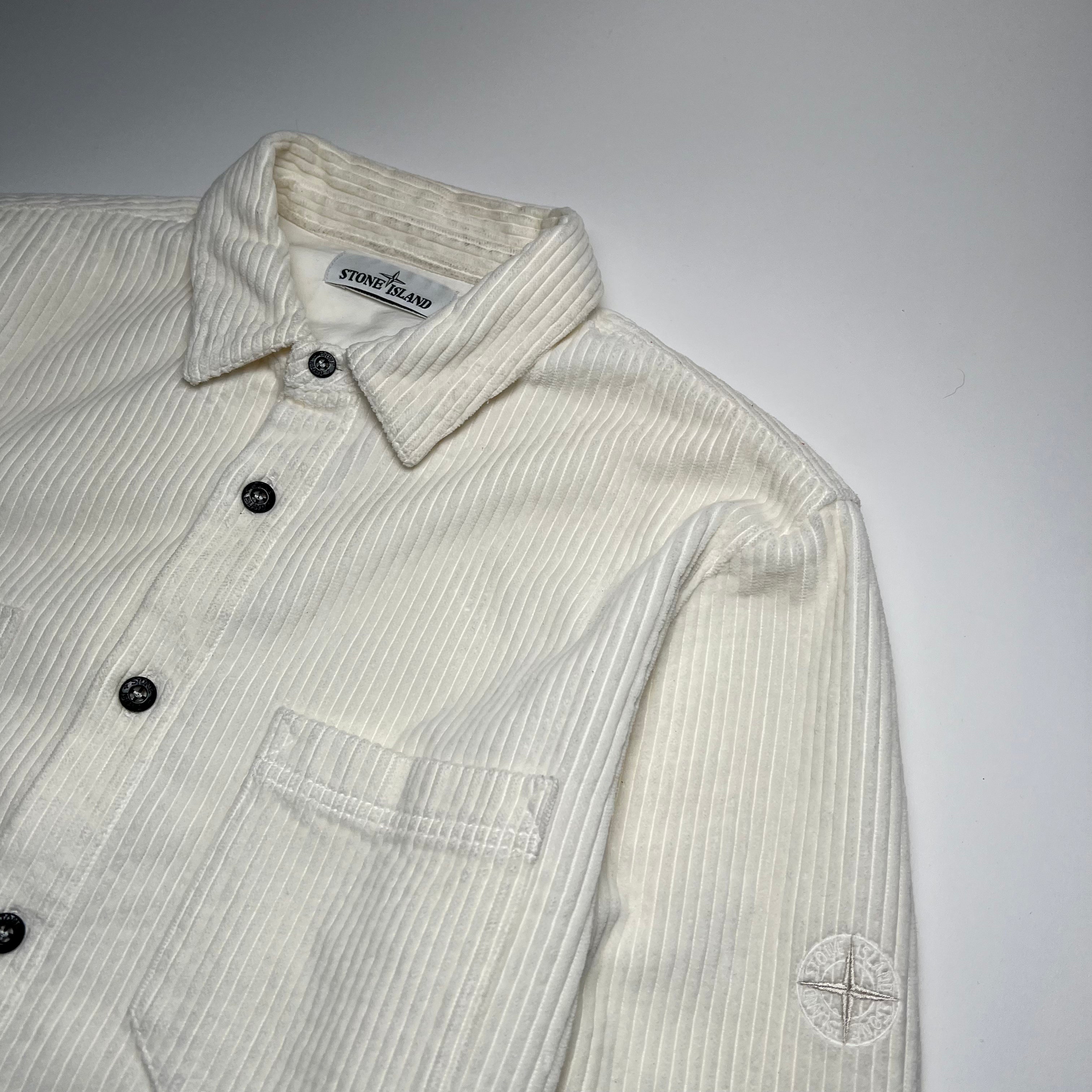 Vintage stone island hot sale corduroy shirt