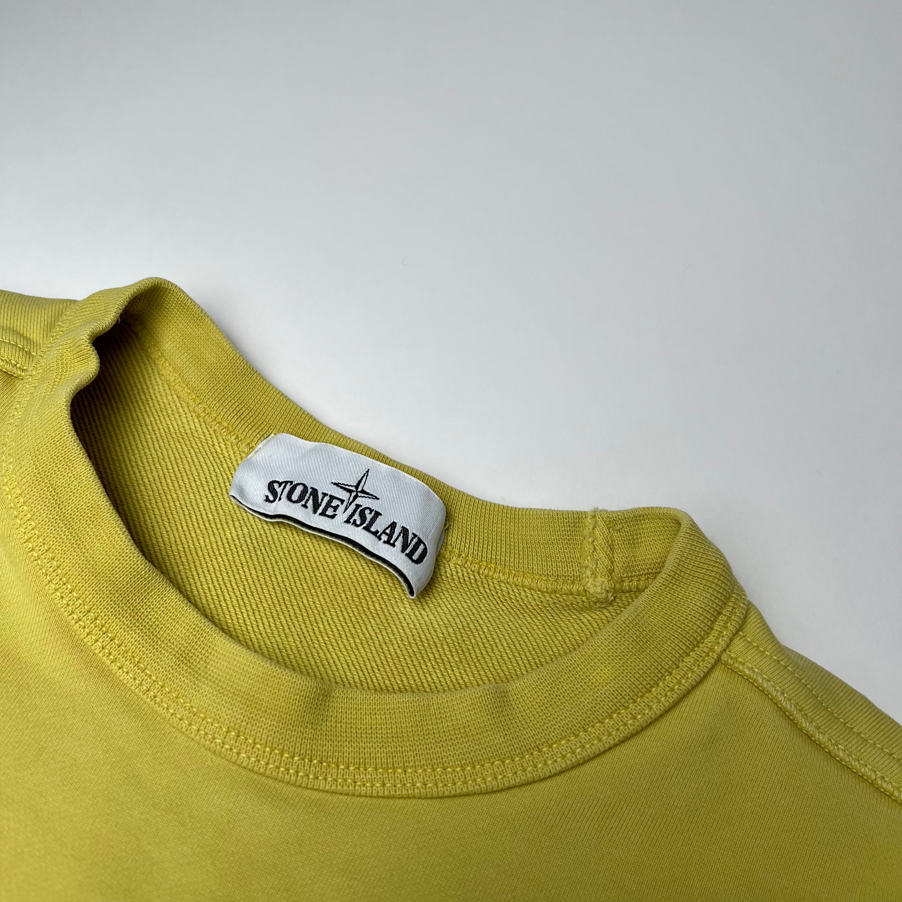 Stone Island Yellow Crew S