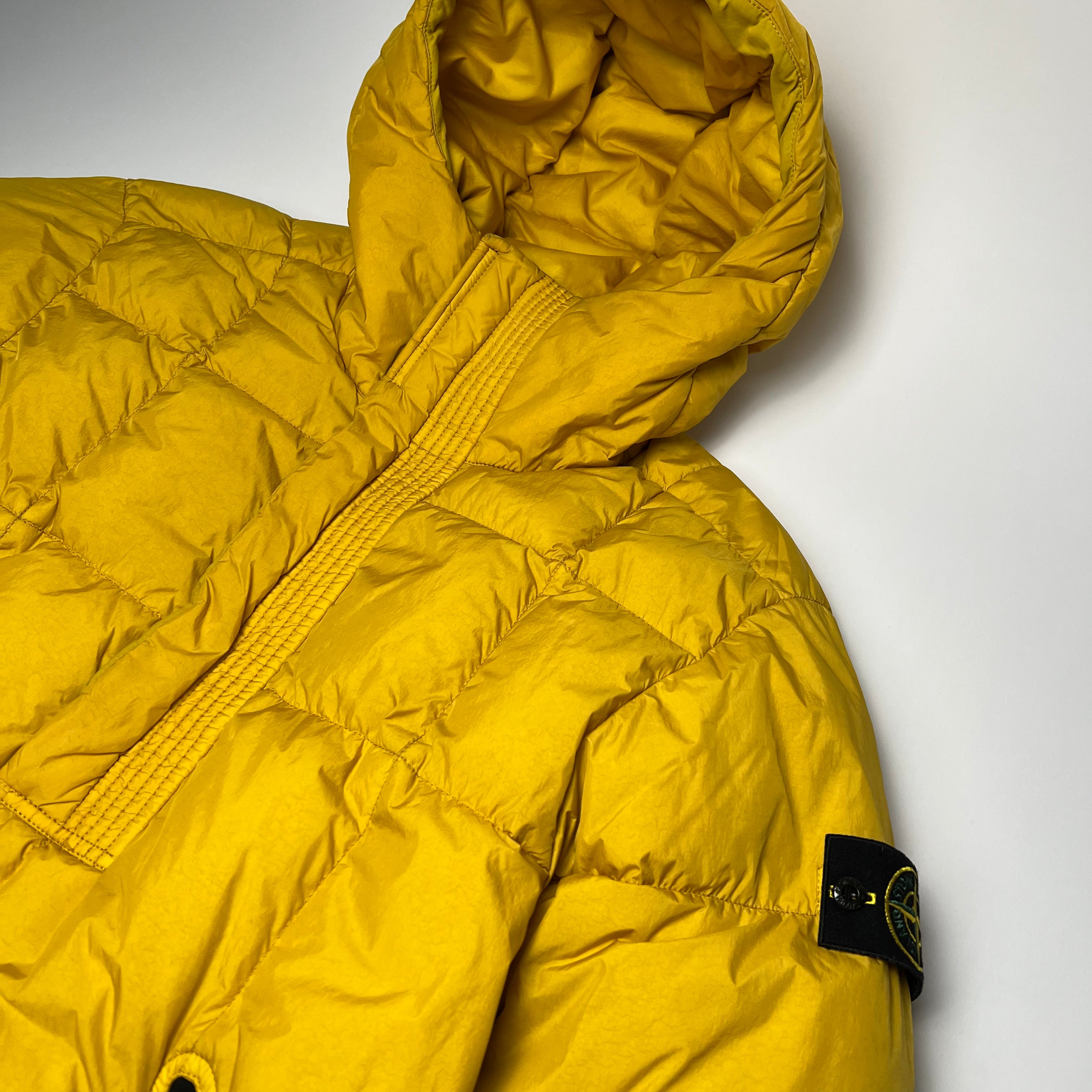 Stone Island Yellow Down Jacket M/L