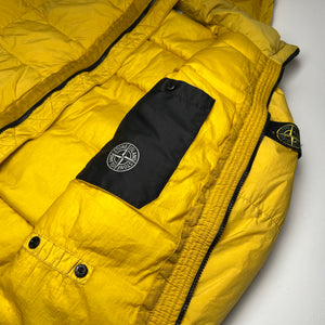 Stone Island Yellow Down Jacket L